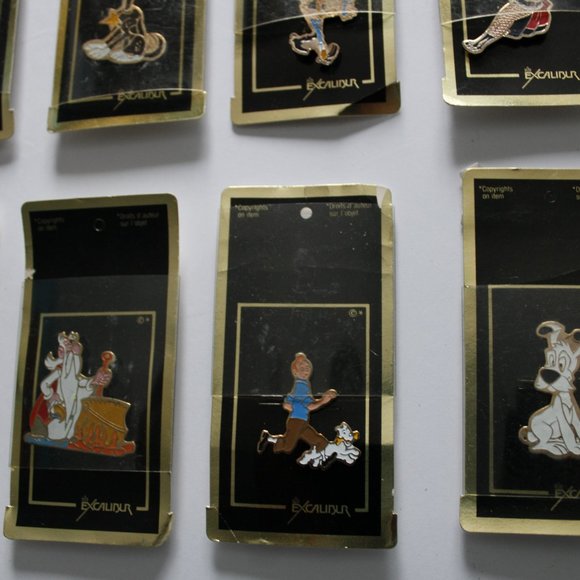 Excalibur Vintage Tintin, Astérix et Obélix and Lucky Luke Enamel Pin - Picture 11 of 16